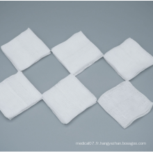 Pièce de gaze de soins des plaies 10x10cm Gauze non stérile